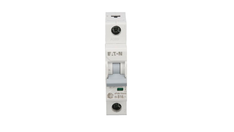Wyłącznik nadprądowy Eaton 1P 16A B 6kA xPole Home