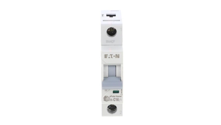 Wyłącznik nadprądowy Eaton 1P 16A C 6kA xPole Home