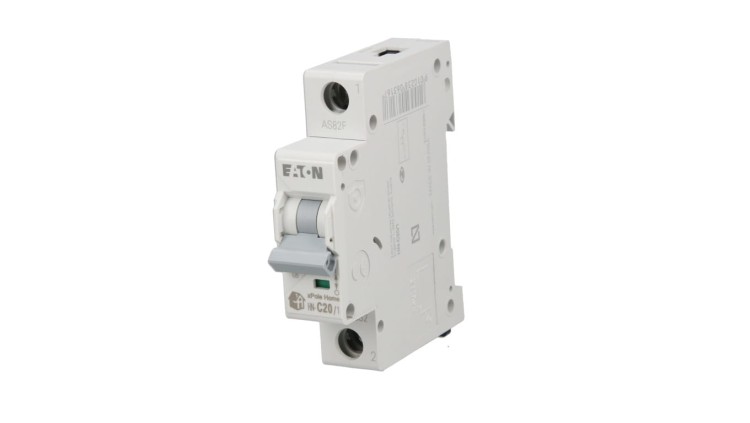 Wyłącznik nadprądowy Eaton 1P 20A C 6kA xPole Home