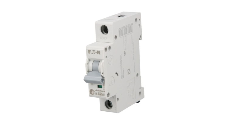 Wyłącznik nadprądowy Eaton 1P 25A C 6kA xPole Home