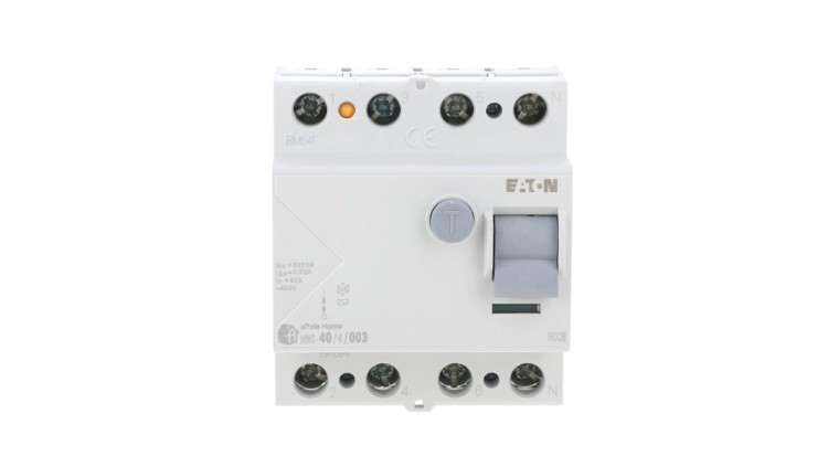 Wyłącznik różnicowoprądowy Eaton 4P 40A 30mA AC HNC