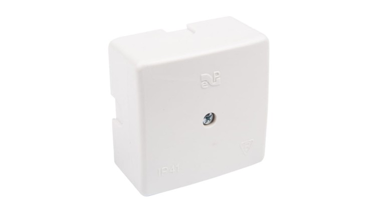 Puszka hermetyczna Elektro-Plast Nasielsk PK-5 0236-00, biała, natynkowa 60×60×30 mm, IP41