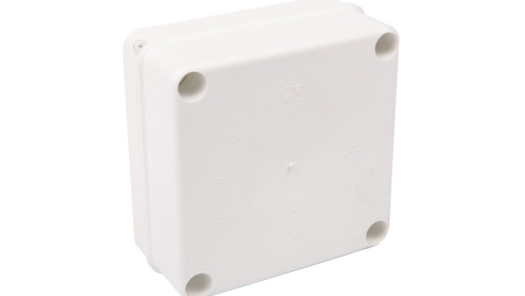 Puszka hermetyczna Elektro-Plast Nasielsk PK-1 0250-00, biała, natynkowa 135×135×62 mm, IP55