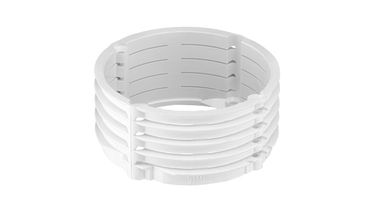 Pierścień dystansowy SIMET PD60×30 37012006 biały Ø60 30 mm