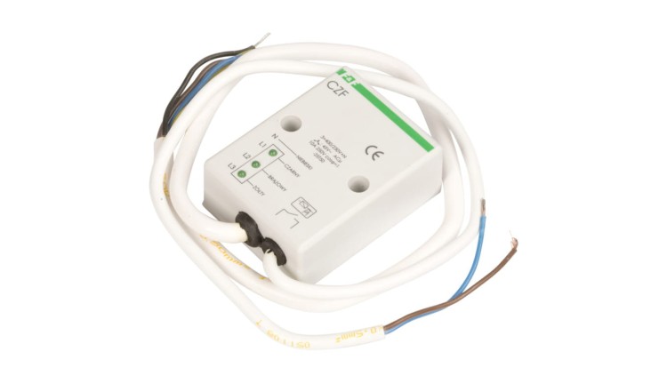 Przekaźnik zaniku faz F&F CZF na szynę DIN