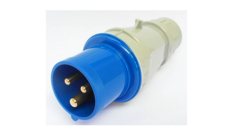 Tarel 103 – wtyczka izolacyjna przenośna 32A 250V 2P+Z IP44