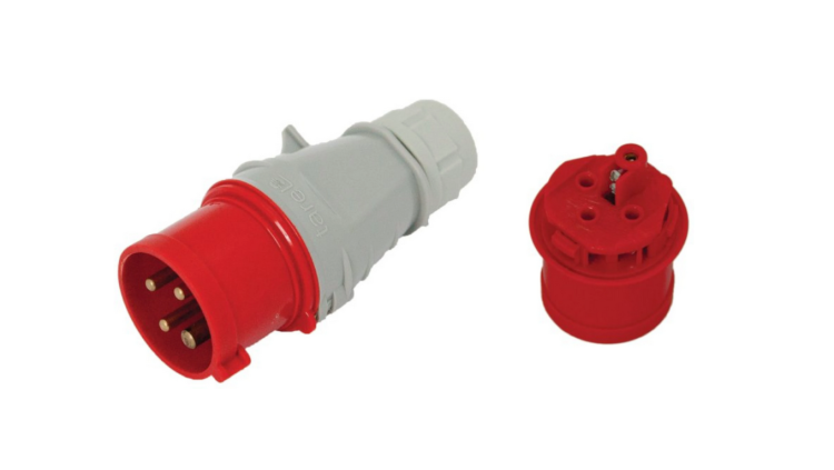 Tarel 106 – wtyczka izolacyjna przenośna 32A 400V 4P IP44