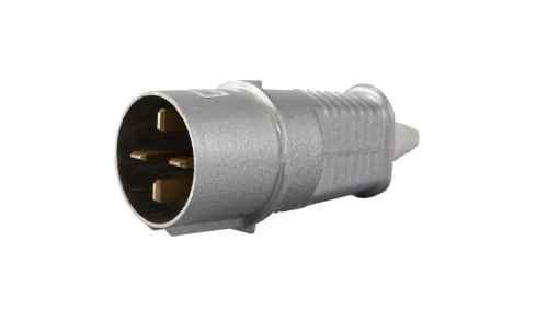 Polam Nakło 3162-326 – wtyczka metalowa przenośna 63A 500V 4P IP44