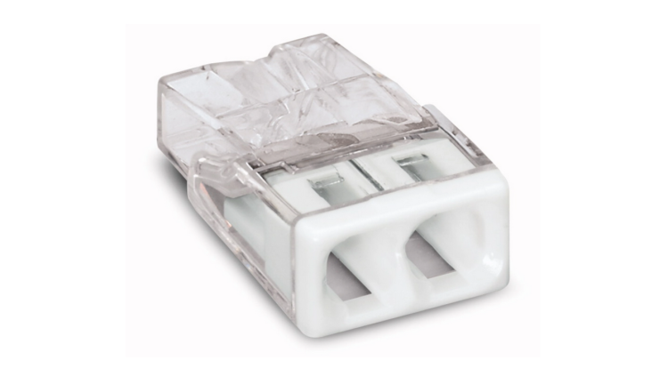 WAGO 2273-202 – szybkozłączka 2-torowa 0,5–2,5 mm² COMPACT