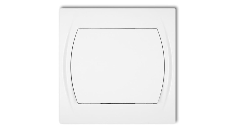 Karlik LOGO LWP-1 – łącznik jednobiegunowy biały, podtynkowy, 10 AX, 250 V~