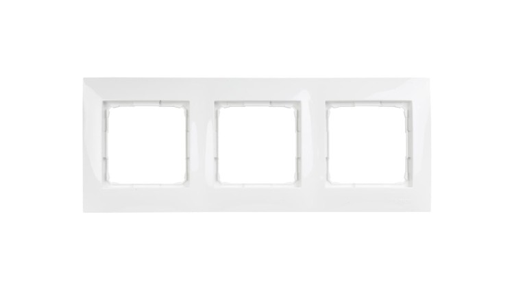 Ramka 3-krotna Simon 54 Premium DR3/11 biała, IP20/IP44