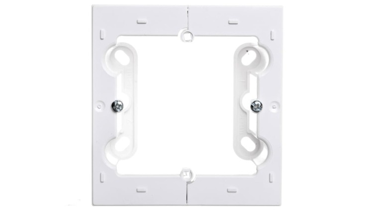Puszka natynkowa głęboka pojedyncza Simon 54 Premium DSC/11 biała, głębokość 40 mm