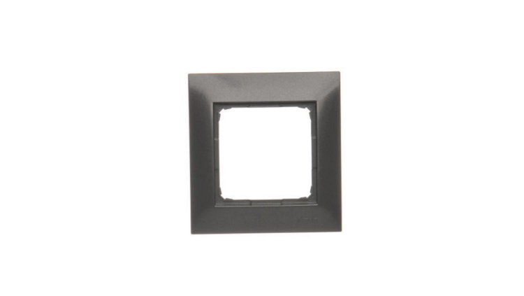 Ramka 1-krotna Simon 54 Premium DR1/49 czarny mat, IP20/IP44