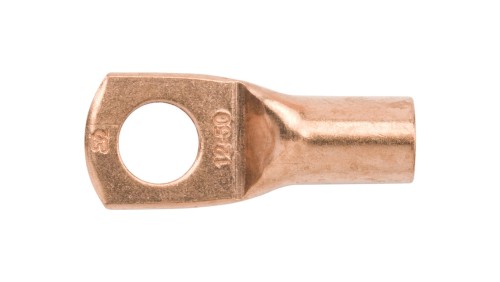 Końcówka oczkowa Ergom KM 50/12 E11KM-01010104800, miedź, bez izolacji, przekrój przewodu 50 mm², oczko 12 mm.