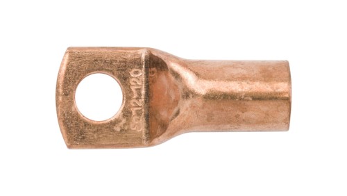 Końcówka oczkowa Ergom KM 120/12 E11KM-01010106700, miedź, bez izolacji, przekrój przewodu 120 mm², oczko 12 mm.