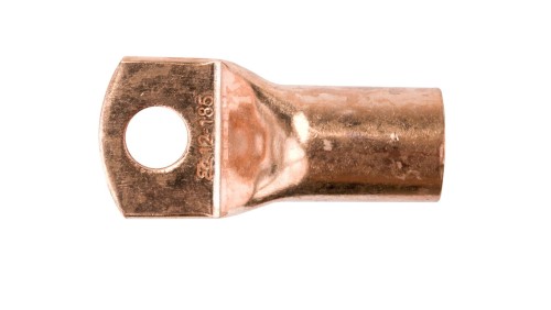 Końcówka oczkowa Ergom KM 185/12 E11KM-01010107800, miedź, bez izolacji, przekrój przewodu 185 mm², oczko 12 mm.