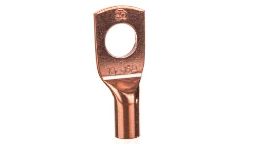 Ergom KM 16/10 końcówka oczkowa miedziana 16 mm² otwór 10 mm E11KM-01010103102 – opakowanie 10 szt.