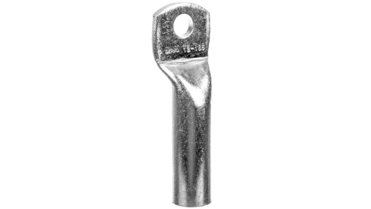 Końcówka oczkowa aluminiowa Erko ARC 12–185 (ARC_185/1), 185 mm², M12, do zaprasowywania.