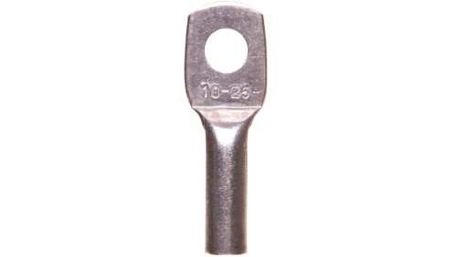 Końcówka oczkowa aluminiowa Erko ARC 10–25 (ARC_25/2), 25 mm², M10, do zaprasowywania.