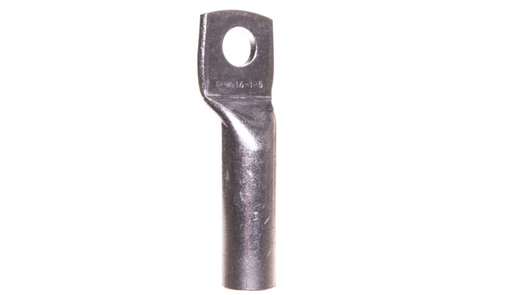 Końcówka oczkowa aluminiowa Erko ARC 16–185 (ARC_185/3), 185 mm², M16, do zaprasowywania.