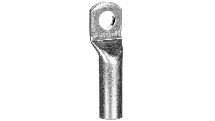 Końcówka oczkowa aluminiowa Erko ARC 12–95 (ARC_95/2), 95 mm², M12, do zaprasowywania.