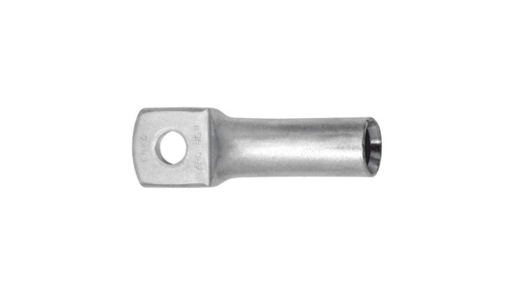 Końcówka oczkowa aluminiowa Erko ARC 10–70 (ARC_70/1), 70 mm², M10, do zaprasowywania.