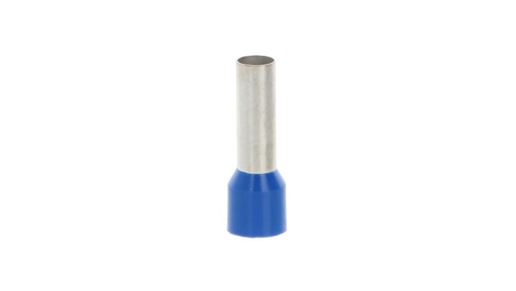Końcówka tulejkowa izolowana Ergom HI 16/18 DIN ERHL, miedź cynowana, niebieska izolacja, 16 mm², E08KH-02010108100.