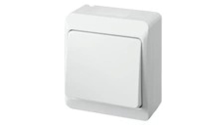Łącznik krzyżowy hermetyczny Elektro-Plast Nasielsk Hermes ŁNT-7 0338-02 biały IP44 10AX 250V 65×75×46mm