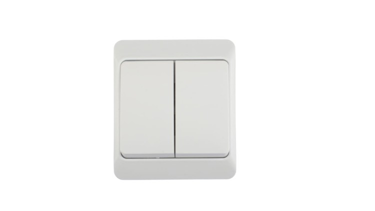 Łącznik świecznikowy hermetyczny Elektro-Plast Nasielsk Hermes ŁNT-5 0332-02 biały RAL 9003 IP44 10AX 250V