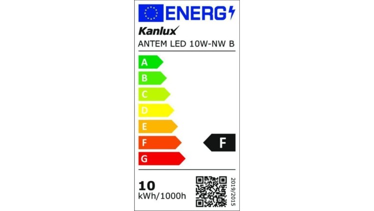 Naświetlacz LED Kanlux ANTEM 10W 33200, 800lm, 4000K, IP65, czarny – dane techniczne