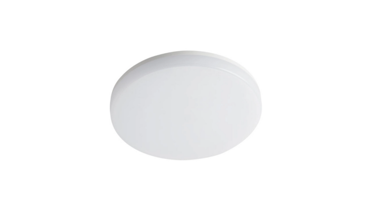 Plafoniera LED Kanlux VARSO 26444, okrągła, 24W, 2160lm, 3000K, IP54, biały kolor, Ø327 mm – widok produktu.