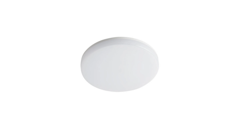 Plafoniera LED Kanlux VARSO 26981 z czujnikiem ruchu, okrągła, 18W, 1700lm, 4000K, IP54, biały kolor, Ø278 mm – widok produktu.