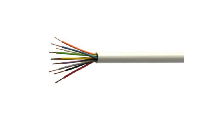 Elpar YTDY 8×0,5 – przewód domofonowy Cu, PVC biały, 8 żył, krążek 100 m, CPR Eca