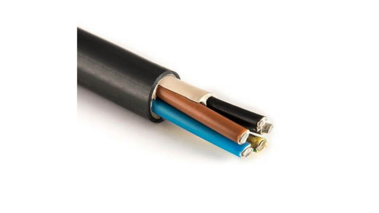 YAKXS 5×16 żo 0,6/1 kV – kabel energetyczny aluminium, XLPE/PVC, do ziemi, średnica ≈25 mm, bębnowy