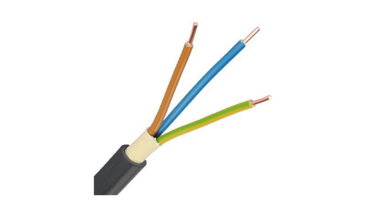 Kabel YKY 3×2,5 żo 0,6/1 kV – miedziany, PVC/PVC, krążek 100 m, do ziemi i kanałów