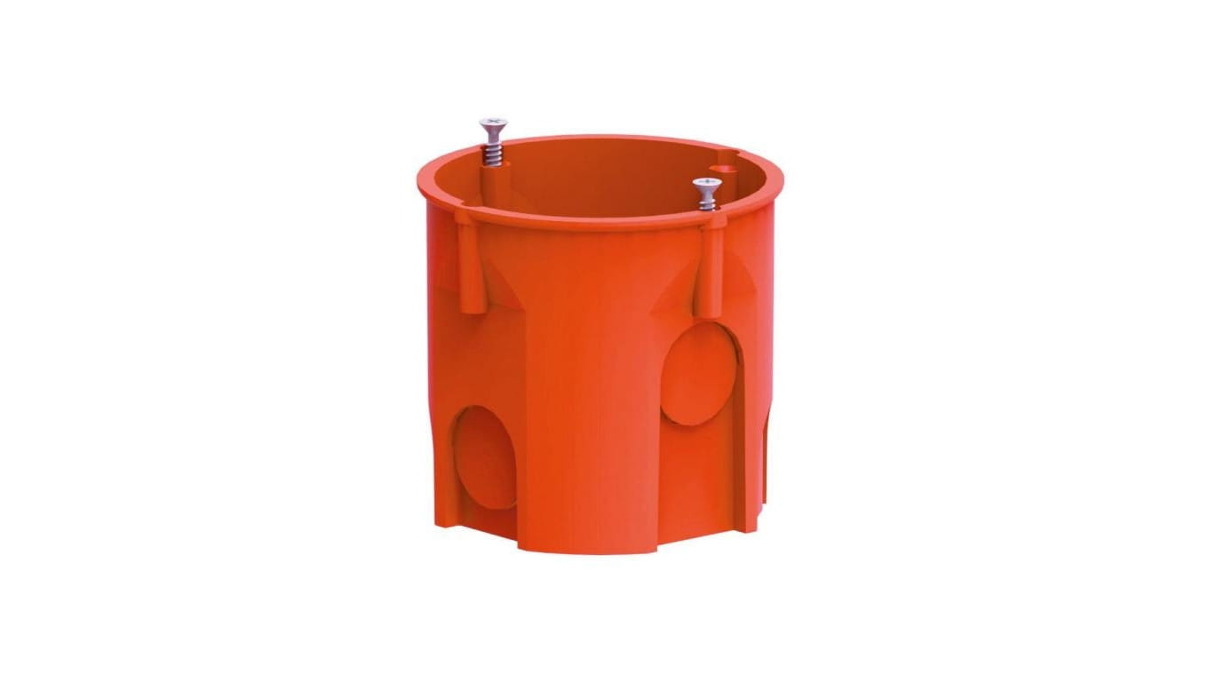 Widok puszki podtynkowej PK-60 LUX głębokiej 60 mm