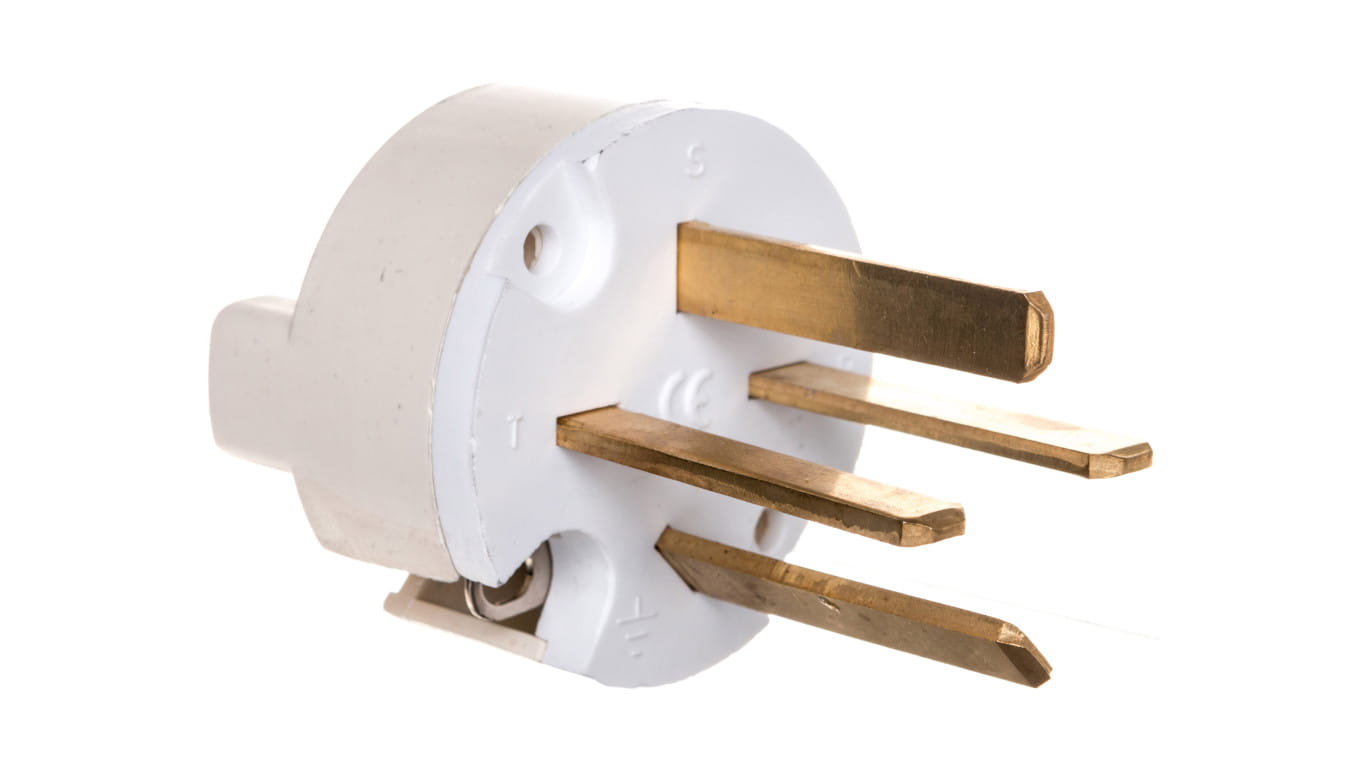 Zdjęcie wkładu do wtyczki metalowej Tarel 32 A 500 V.