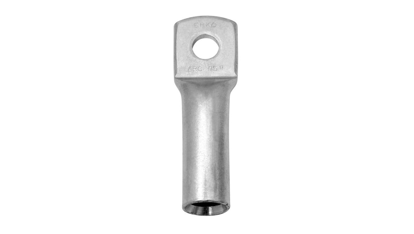 Końcówka oczkowa Erko ARC 50 mm² M10 – widok z przodu.